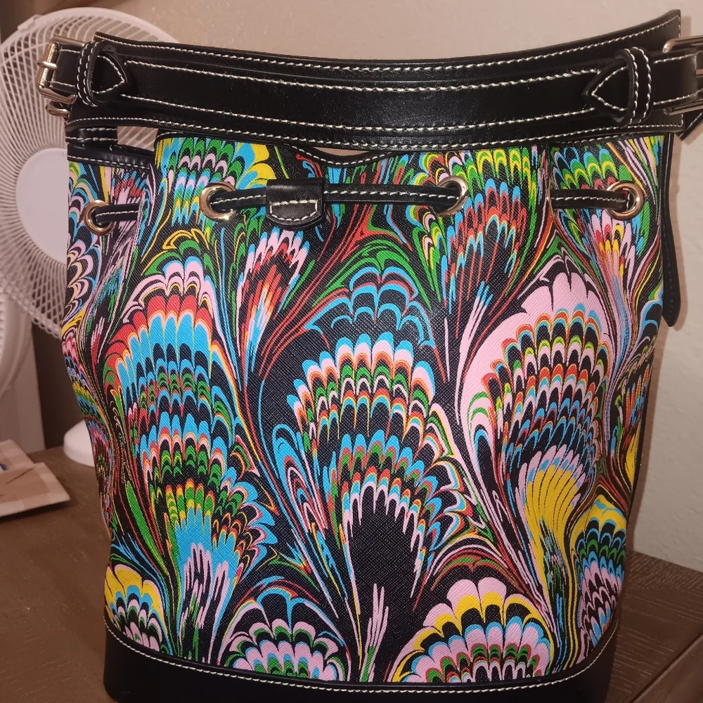 Dooney Bourke Plumes Bucket Bag - Picture 5 of 11